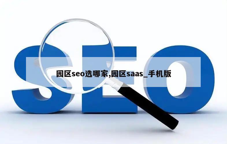 园区seo选哪家,园区saas_手机版