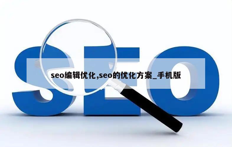 seo编辑优化