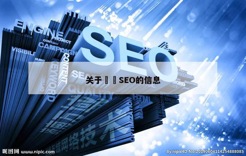 关于鐗沊SEO的信息