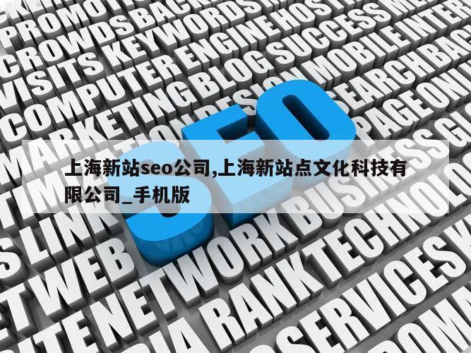 上海新站seo公司,上海新站点文化科技有限公司_手机版