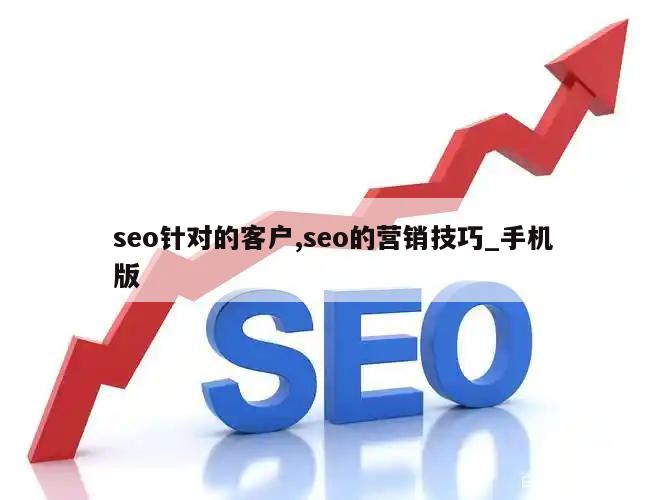 seo针对的客户