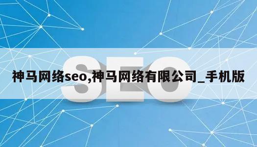 神马网络seo