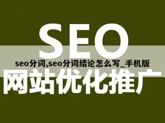 seo分词,seo分词结论怎么写_手机版