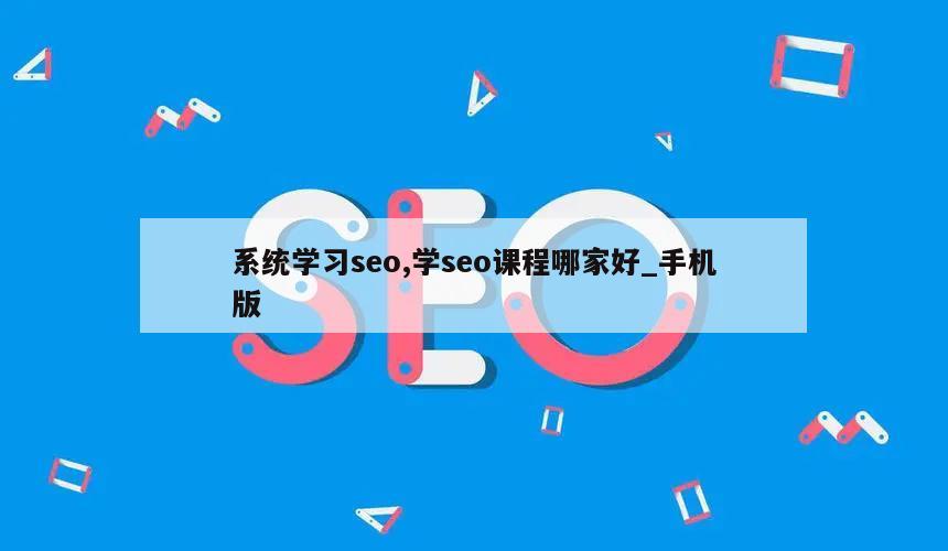 系统学习seo