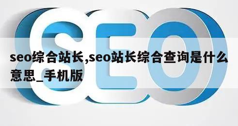 seo综合站长,seo站长综合查询是什么意思_手机版