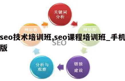 seo技术培训班,seo课程培训班_手机版