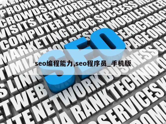 seo编程能力,seo程序员_手机版