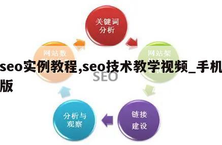 seo实例教程,seo技术教学视频_手机版