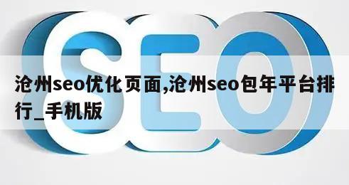 沧州seo优化页面,沧州seo包年平台排行_手机版