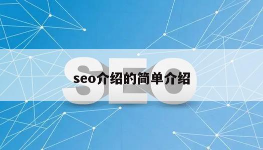 seo介绍的简单介绍