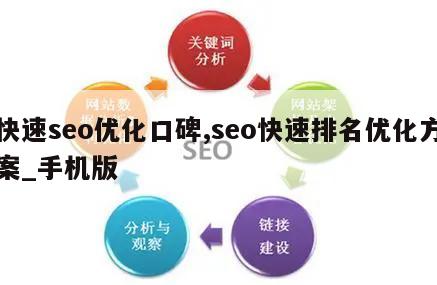 快速seo优化口碑,seo快速排名优化方案_手机版