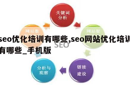 seo优化培训有哪些,seo网站优化培训有哪些_手机版