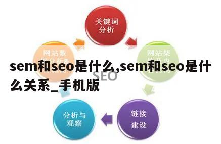 sem和seo是什么,sem和seo是什么关系_手机版