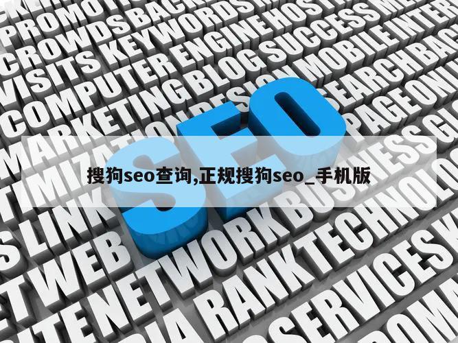 搜狗seo查询,正规搜狗seo_手机版