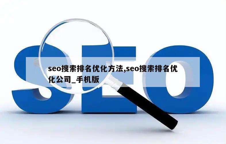 seo搜索排名优化方法,seo搜索排名优化公司_手机版