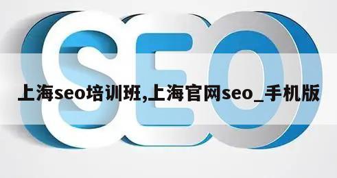 上海seo培训班,上海官网seo_手机版