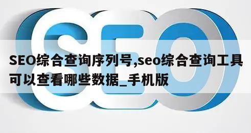 SEO综合查询序列号,seo综合查询工具可以查看哪些数据_手机版