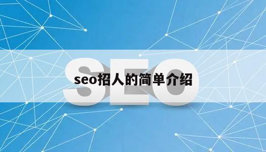 seo招人的简单介绍