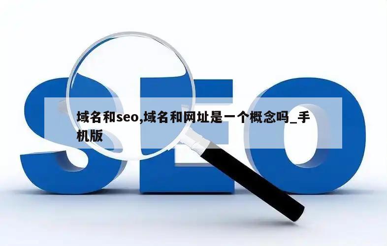 域名和seo,域名和网址是一个概念吗_手机版