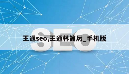 王通seo,王通林简厉_手机版