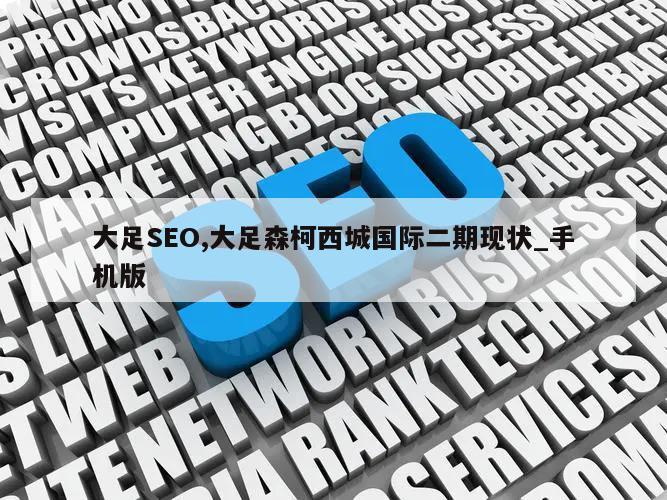 大足SEO,大足森柯西城国际二期现状_手机版