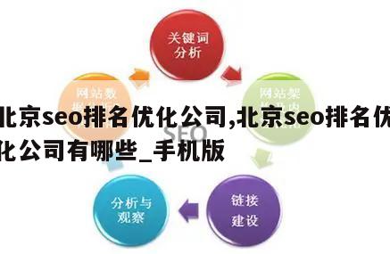 北京seo排名优化公司,北京seo排名优化公司有哪些_手机版