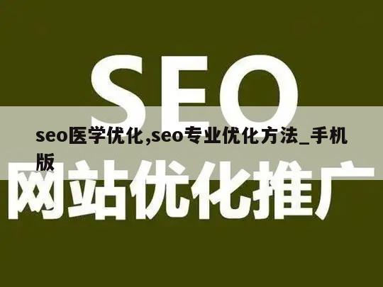 seo医学优化,seo专业优化方法_手机版