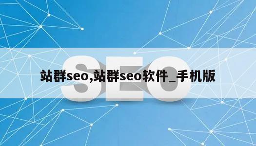 站群seo,站群seo软件_手机版