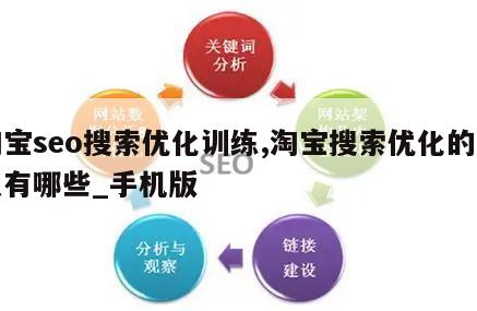 淘宝seo搜索优化训练,淘宝搜索优化的要点有哪些_手机版