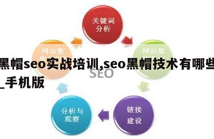 黑帽seo实战培训,seo黑帽技术有哪些_手机版