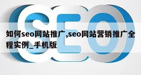 如何seo网站推广,seo网站营销推广全程实例_手机版