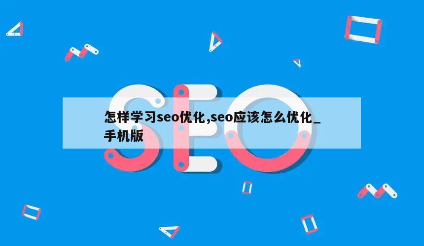 怎样学习seo优化,seo应该怎么优化_手机版