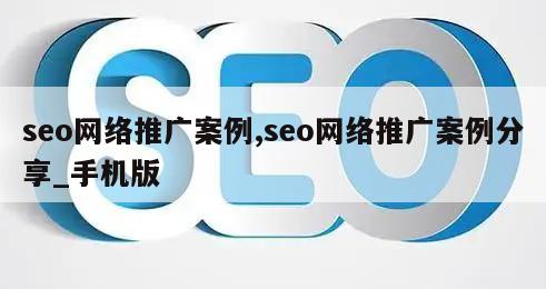 seo网络推广案例,seo网络推广案例分享_手机版