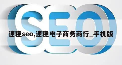 速稳seo,速稳电子商务商行_手机版