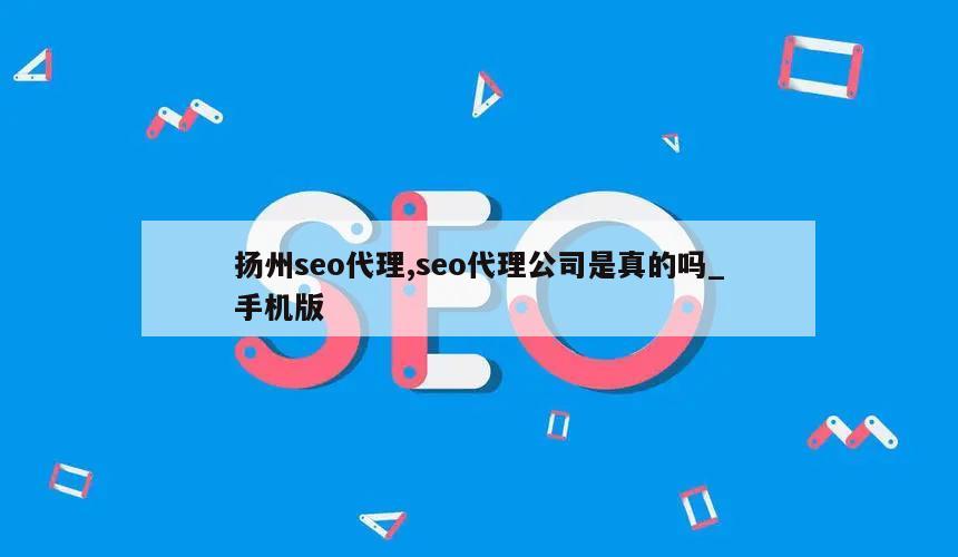 扬州seo代理,seo代理公司是真的吗_手机版