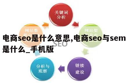 电商seo是什么意思,电商seo与sem是什么_手机版