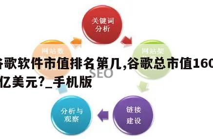 谷歌软件市值排名第几,谷歌总市值16000亿美元?_手机版