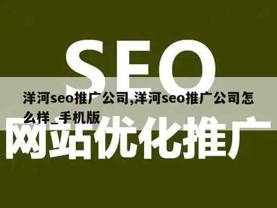 洋河seo推广公司,洋河seo推广公司怎么样_手机版