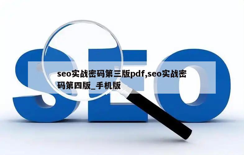 seo实战密码第三版pdf,seo实战密码第四版_手机版