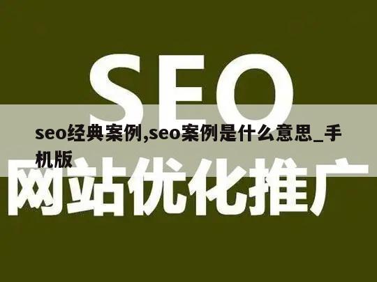 seo经典案例,seo案例是什么意思_手机版