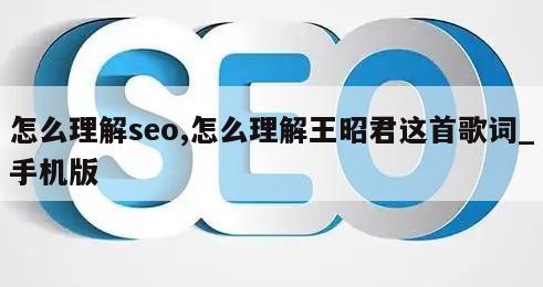 怎么理解seo,怎么理解王昭君这首歌词_手机版