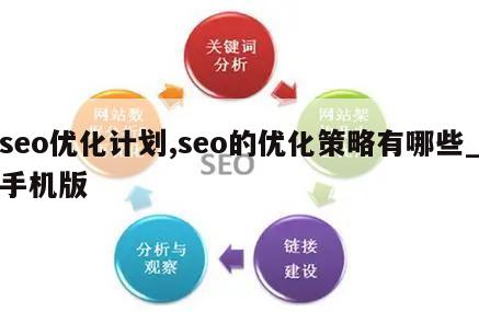 seo优化计划,seo的优化策略有哪些_手机版